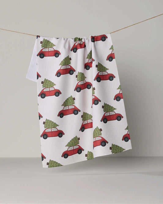 Merry Miles Tea Towel, Feathered Farmhouse