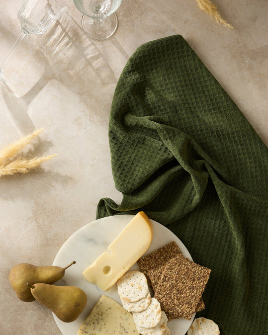 Matcha Truffle Hand Towel, Feathered Farmhouse