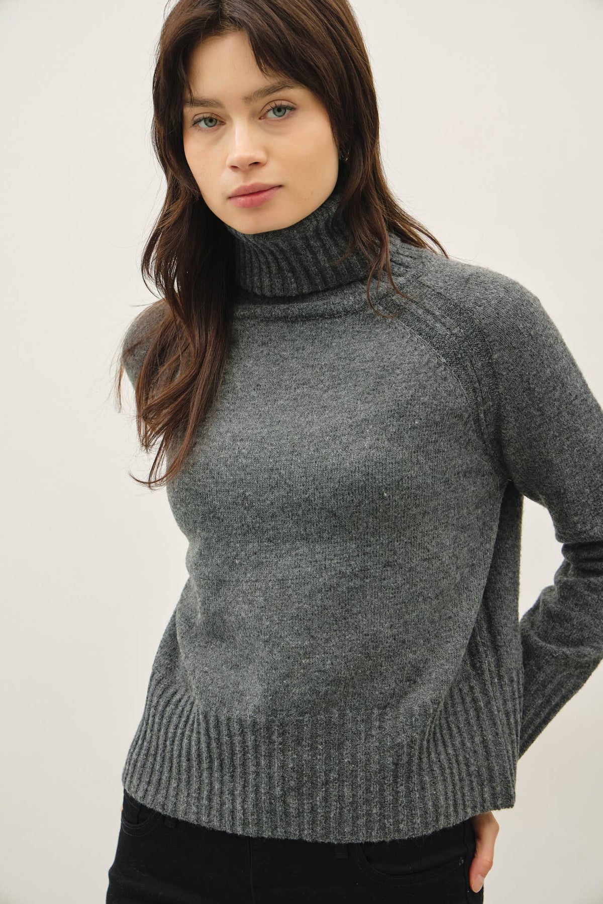 Daphne Turtleneck Sweater, The Feathered Farmhouse