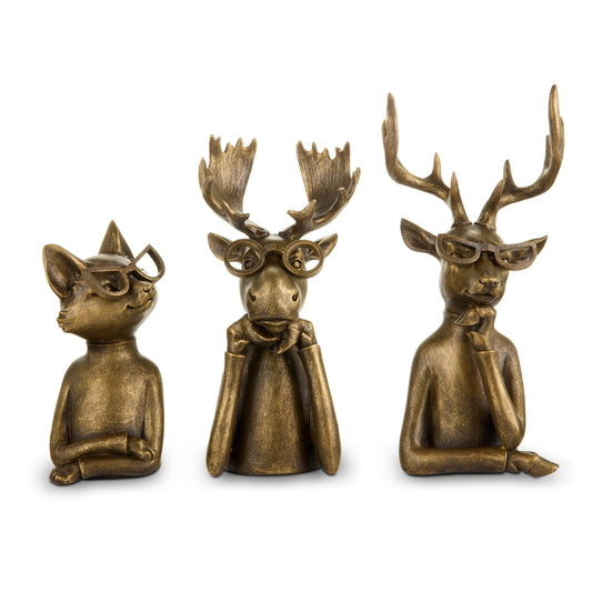 Woodland Chic Animal, Feathered Farmhouse