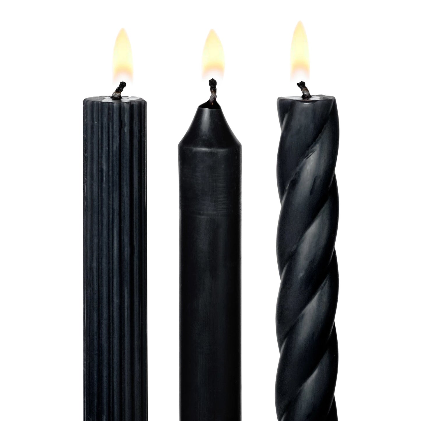 Black Taper Candles, The Feathered Farmhouse