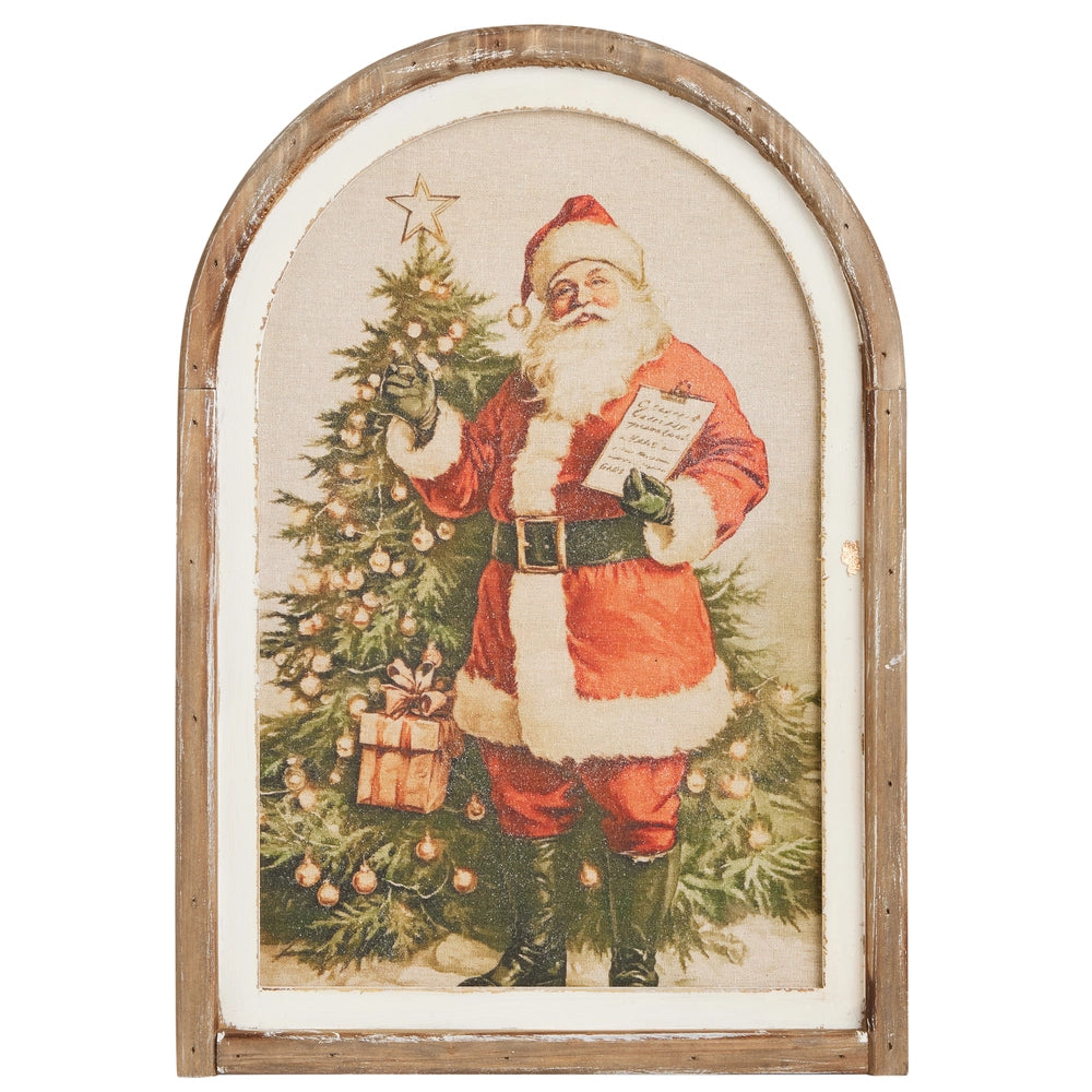 Checking It Twice Wall Art, Feathered Farmhouse