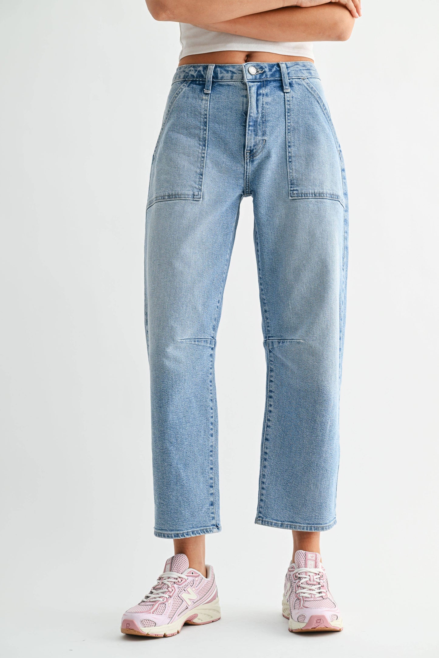 Utility Seamed Barrel, Feathered Farmhouse