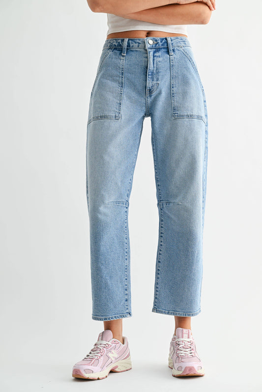 Utility Seamed Barrel, Feathered Farmhouse