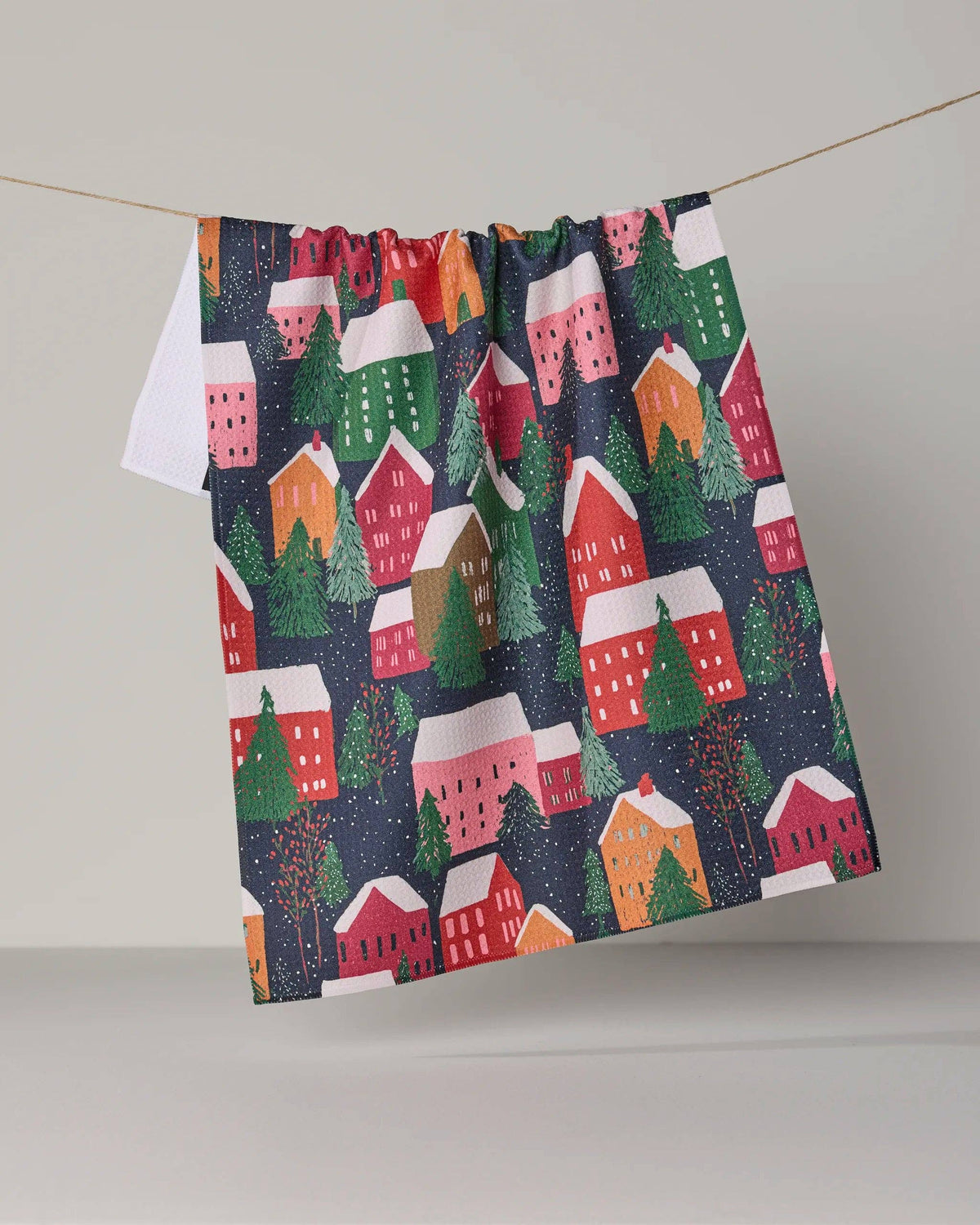 Alpine Village Tea Towel, Feathered Farmhouse