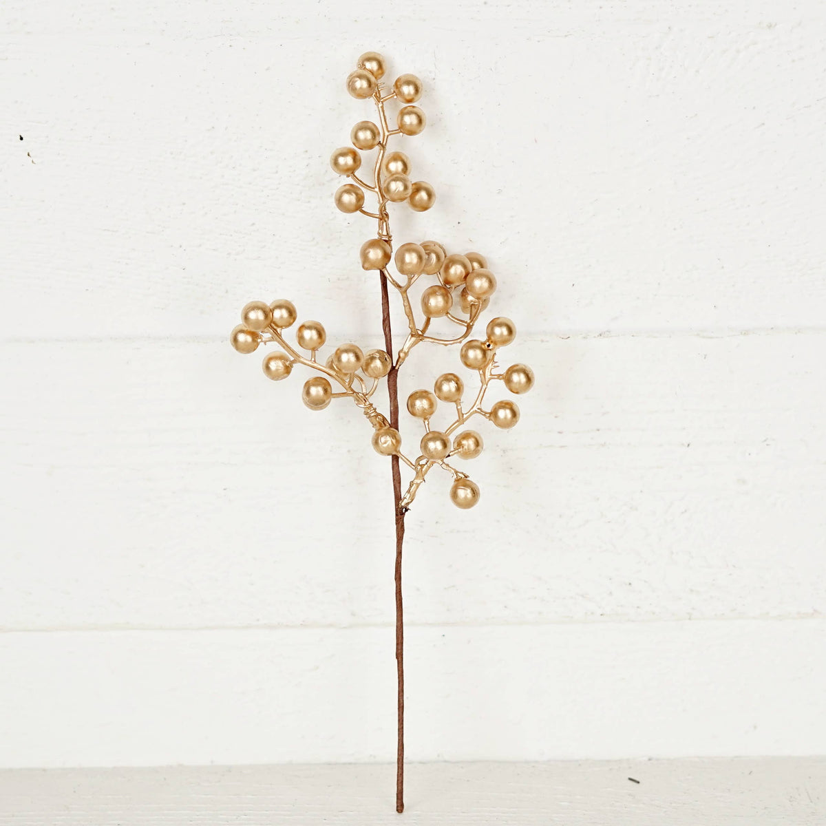 Golden Mountain Berry Stem, Feathered Farmhouse