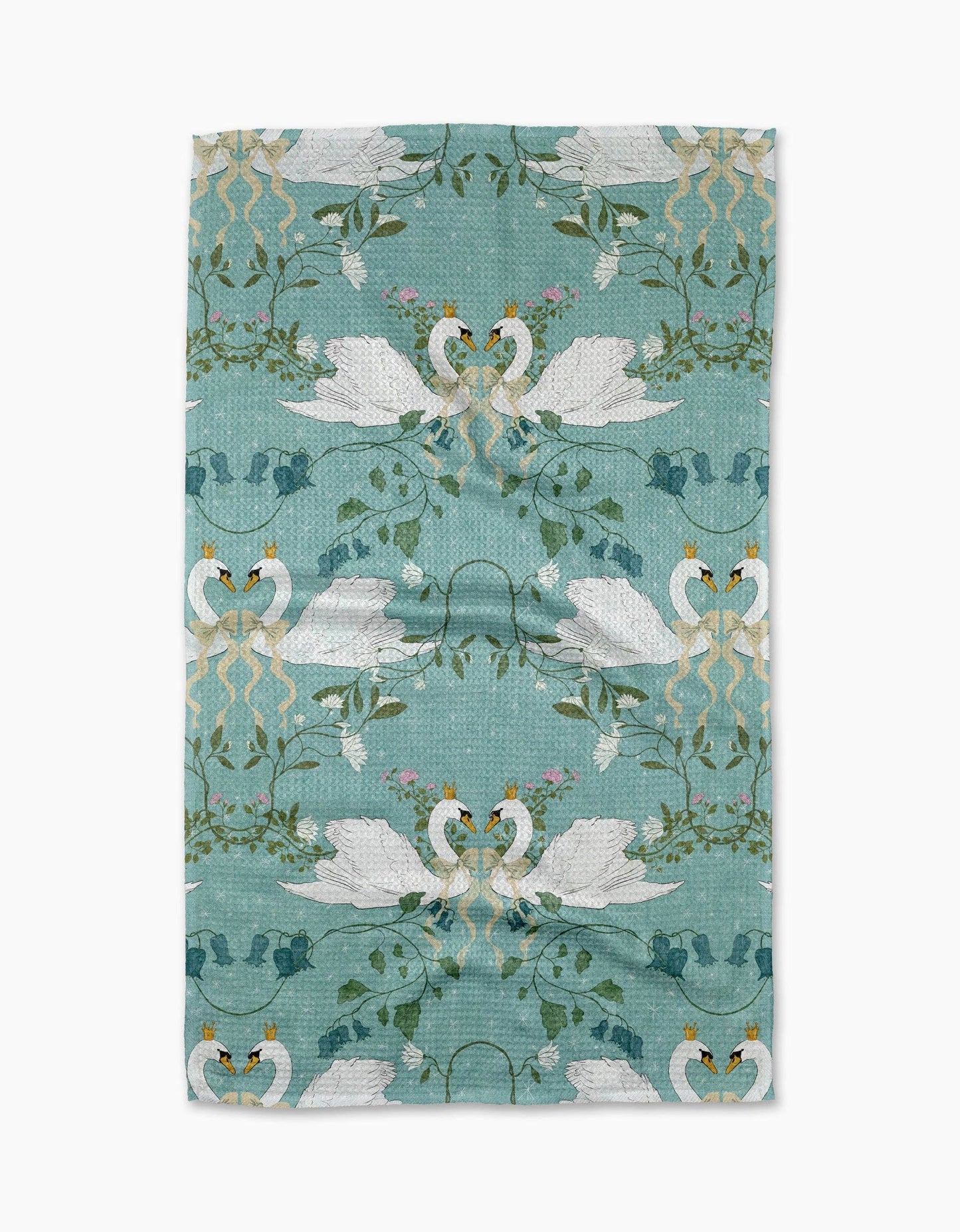 Crowned Grace Tea Towel, Feathered Farmhouse