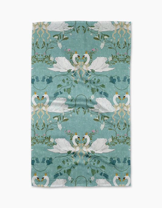 Crowned Grace Tea Towel, Feathered Farmhouse