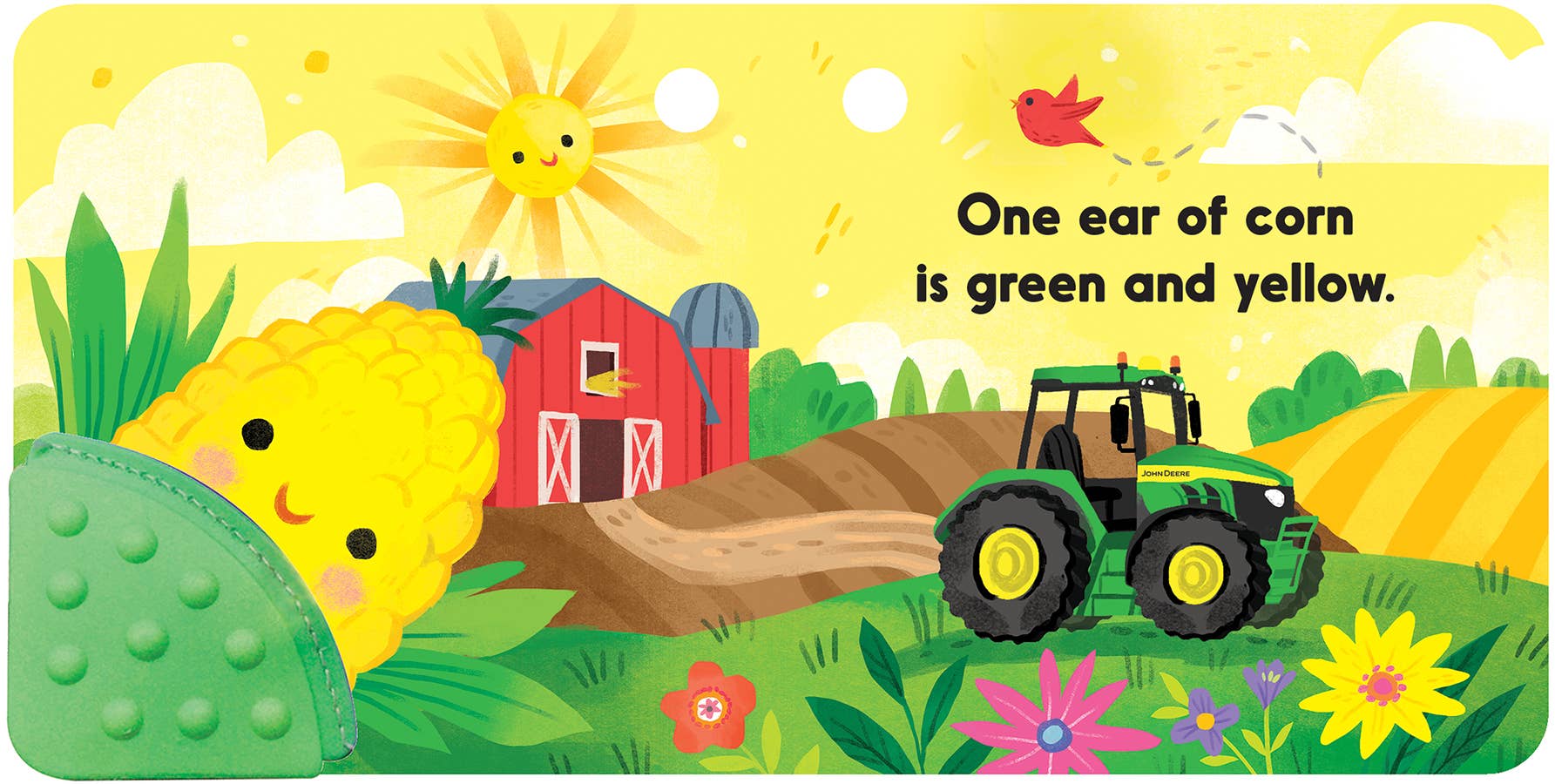 John Deere Corn & Friends Berry Nice! Tuffy Book, Feathered Farmhouse