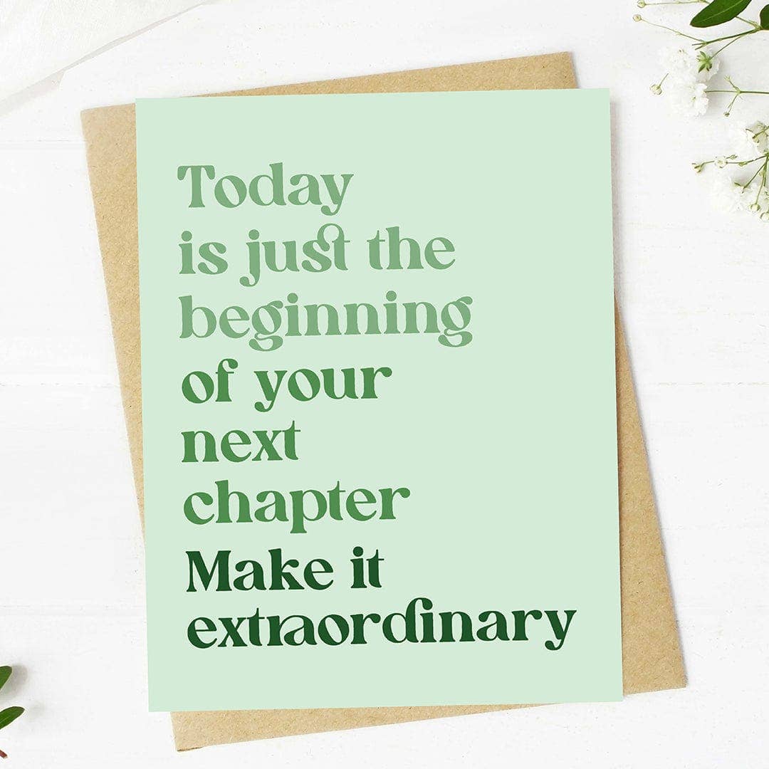 Inspirational Graduation Card, Feathered Farmhouse