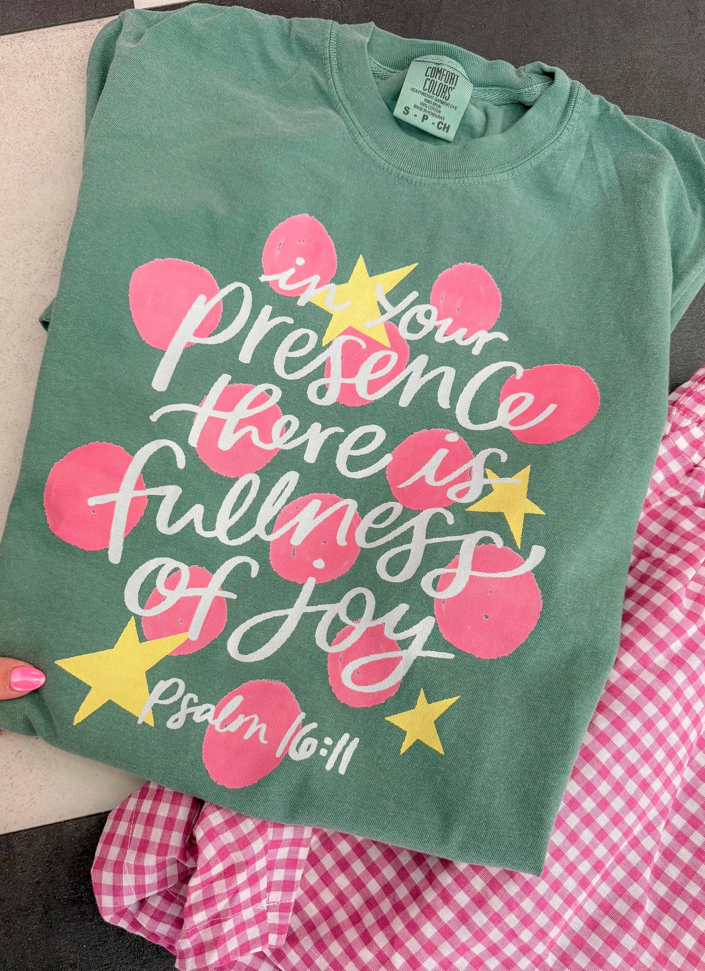 Fullness of Joy Tee, Feathered Farmhouse