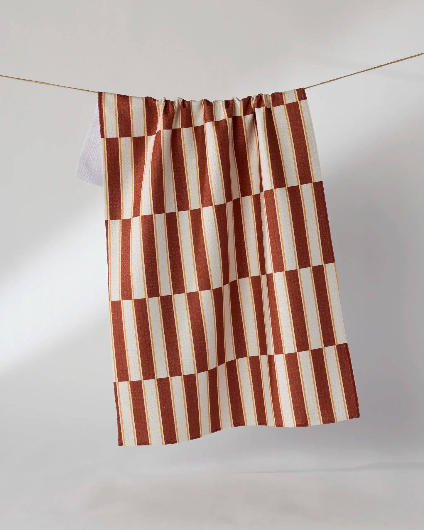 Harvest Stripe Tea Towel, Feathered Farmhouse