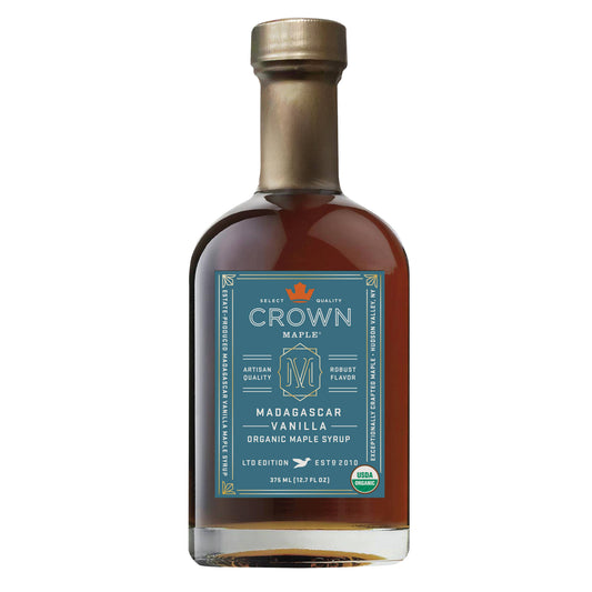 Madagascar Vanilla Organic Maple Syrup, Feathered Farmhouse