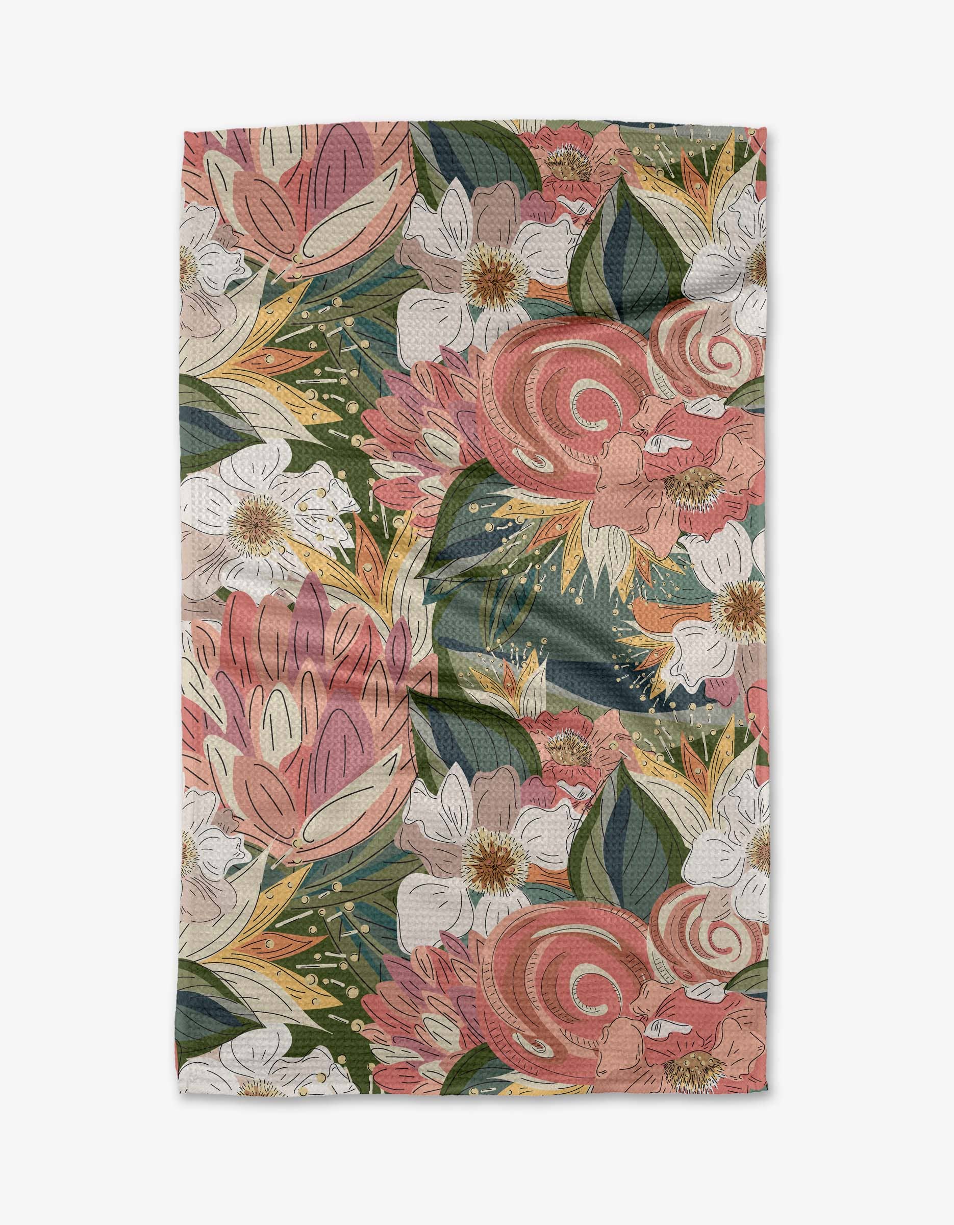 Flower Explosion Tea Towel, Feathered Farmhouse
