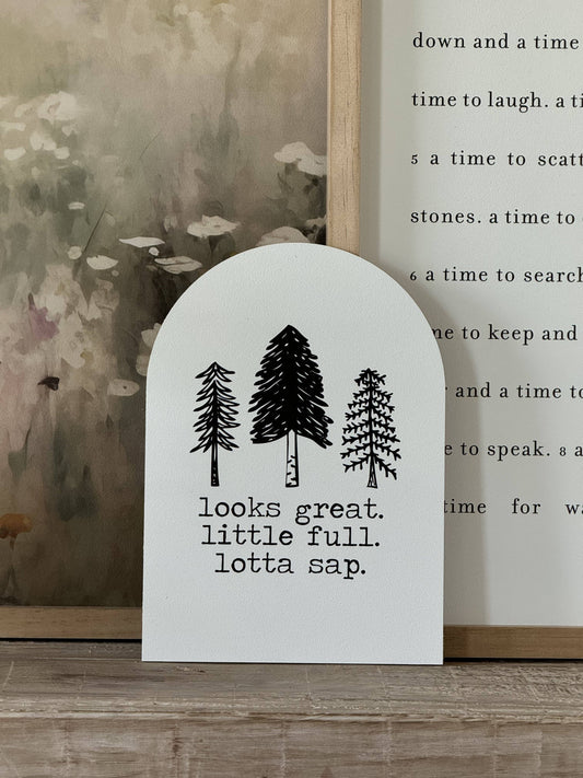 Looks Great Little Full Arch, Feathered Farmhouse