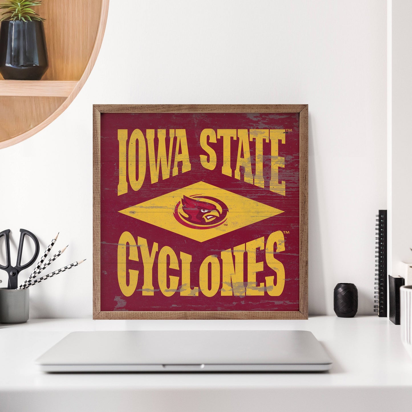 Diamond Logo Iowa State University, Feathered Farmhouse