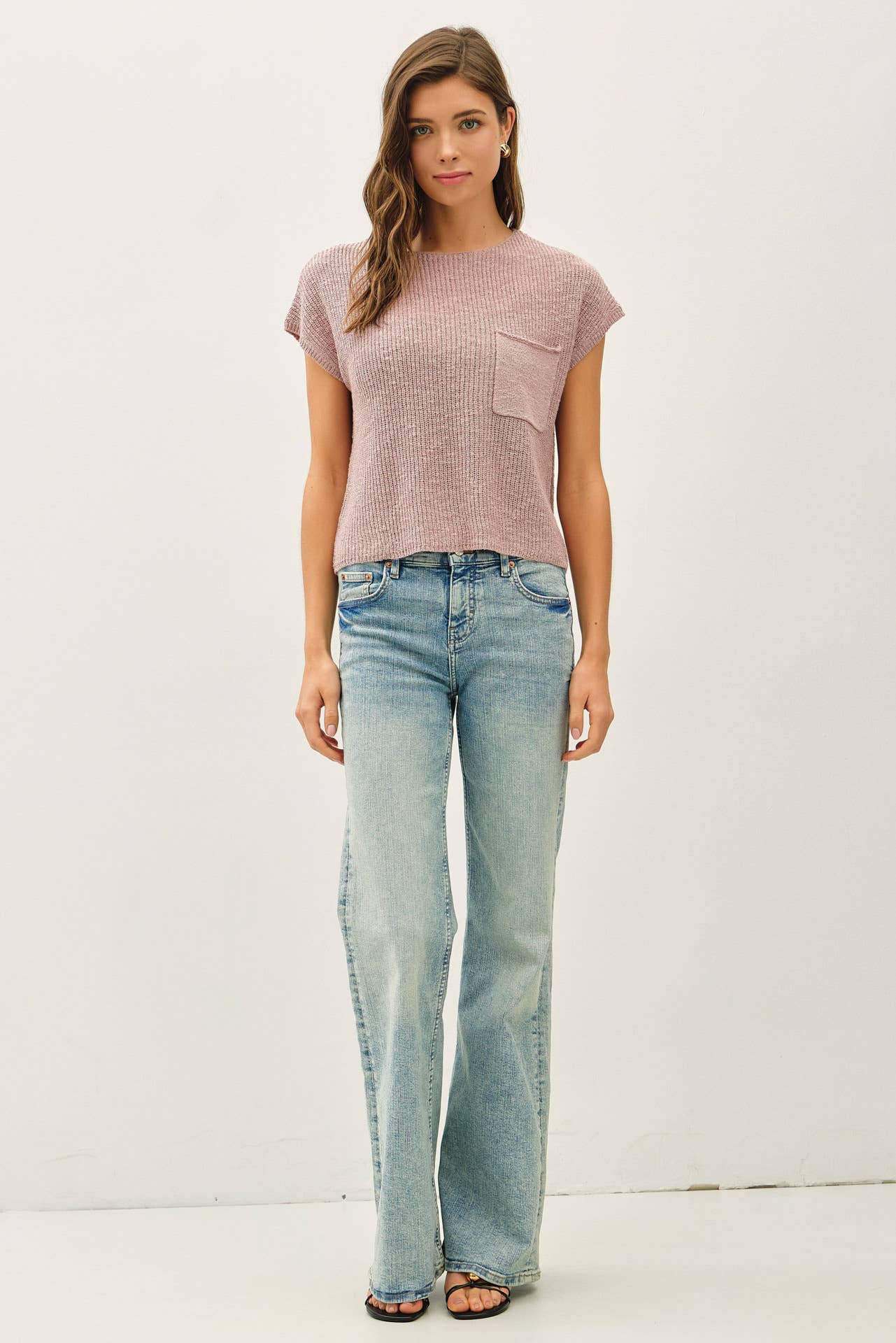 Patch Pocket Top, Feathered Farmhouse