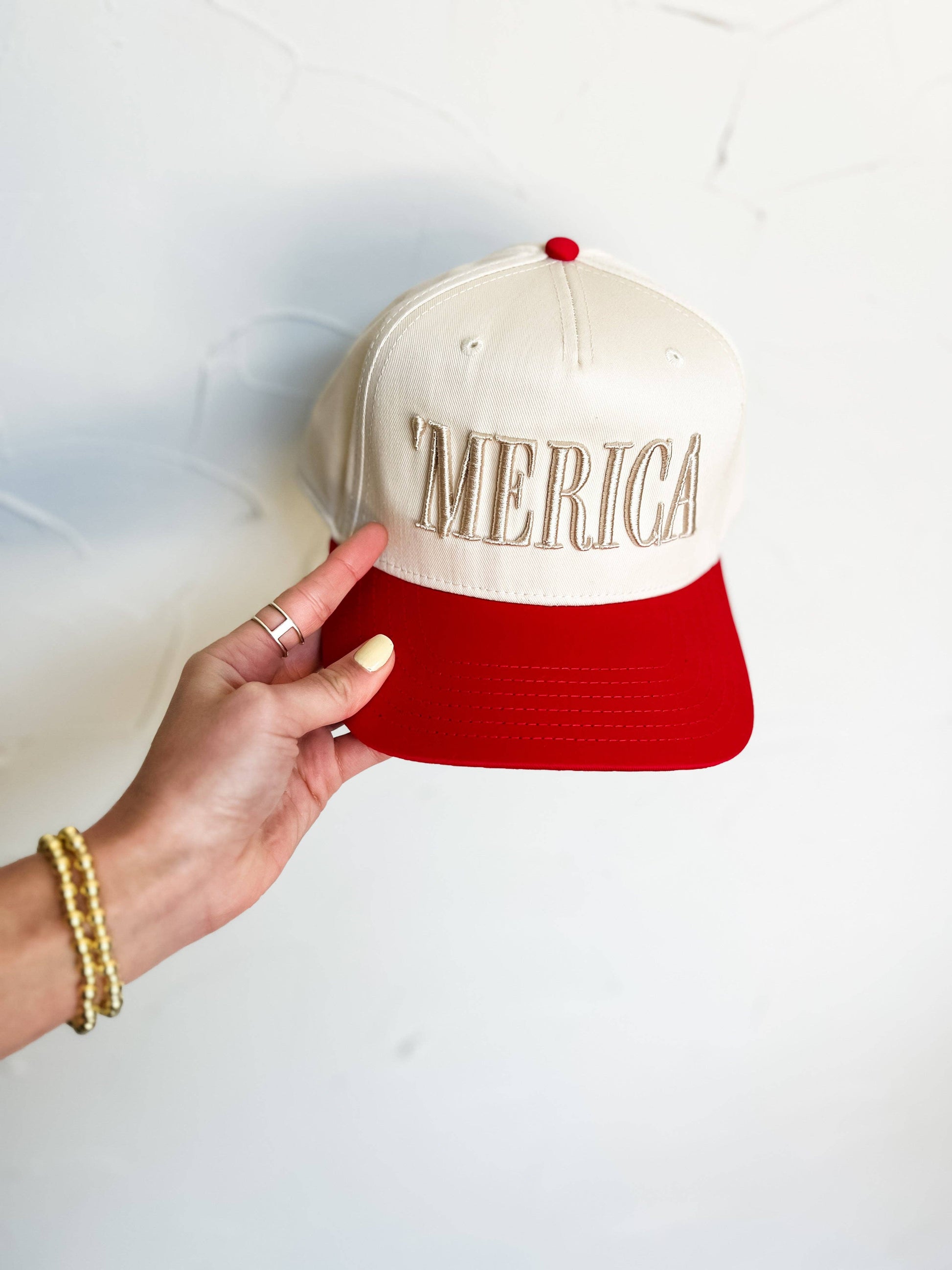 'Merica Tone Puff Cap, Feathered Farmhouse