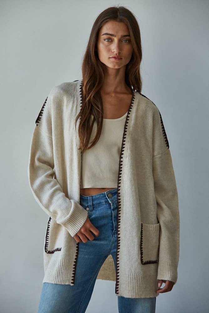 トップス ALLISON BROWN Rustic Farm Knit Cardigan Jackets + Cardigans – The Feathered Farmhouse