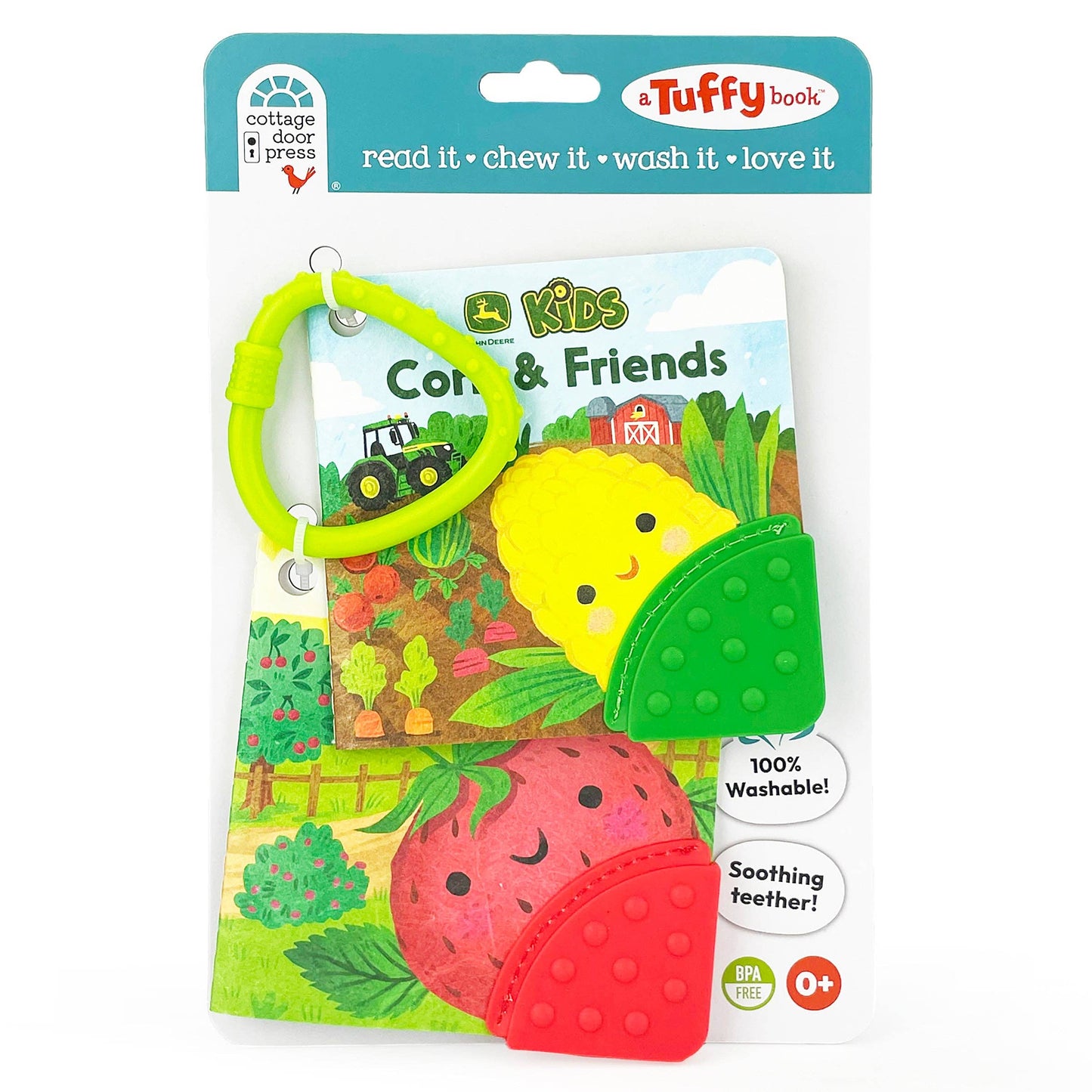 John Deere Corn & Friends Berry Nice! Tuffy Book, Feathered Farmhouse