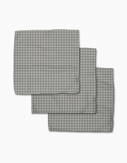 Tidepool Check Dishcloths, Feathered Farmhouse