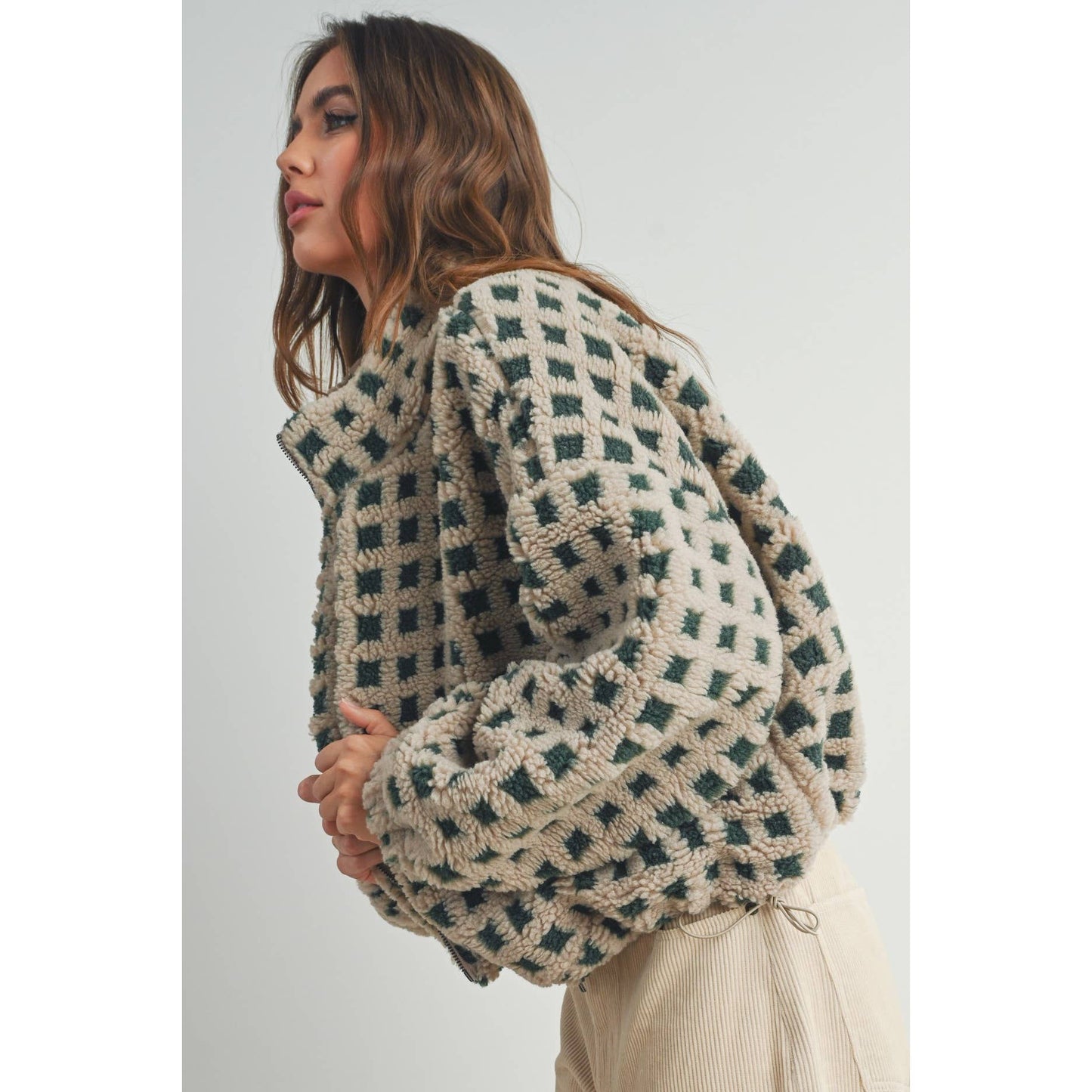 Fuzzy Sherpa Jacket, Feathered Farmhouse
