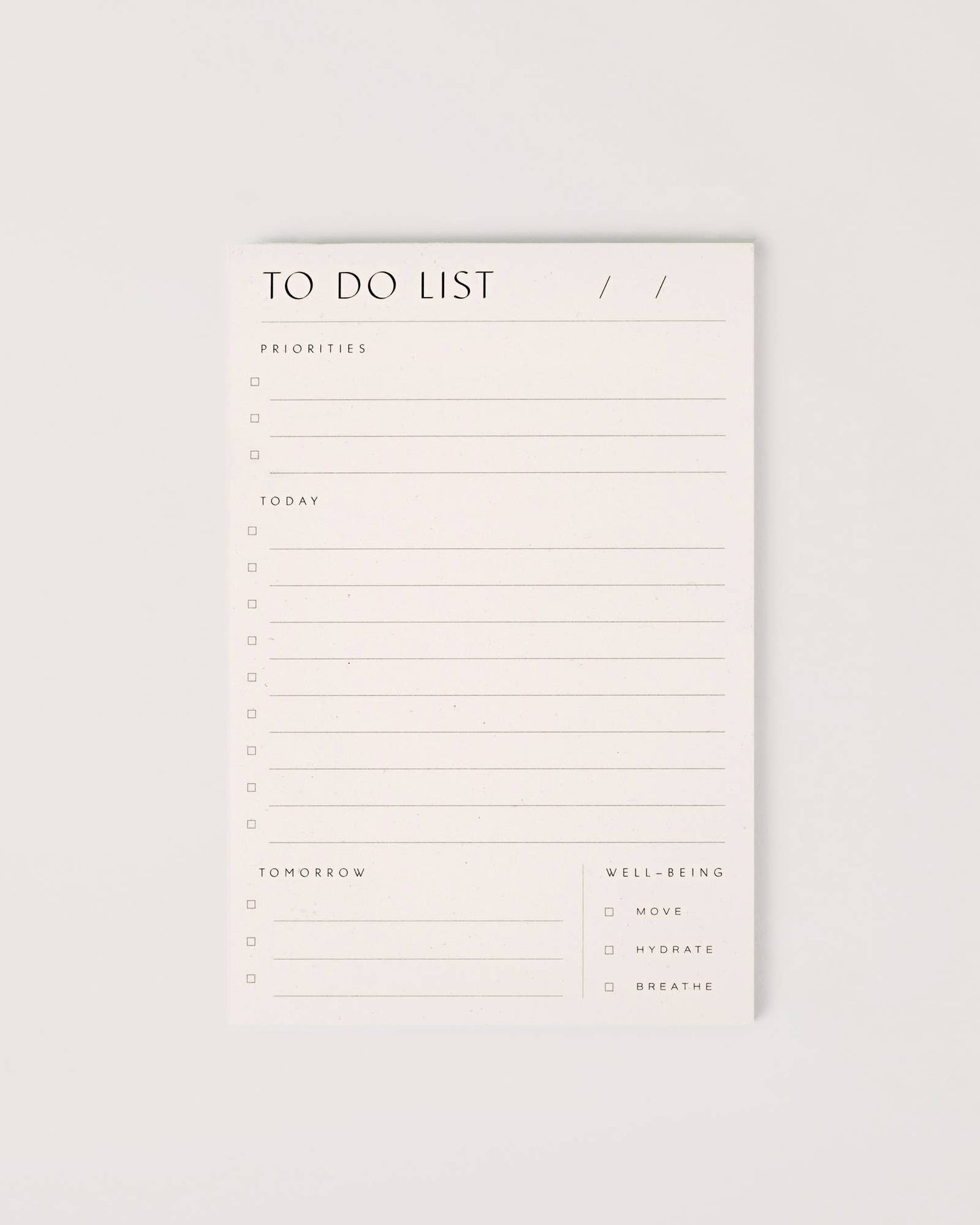 To Do List Pad, Feathered Farmhouse