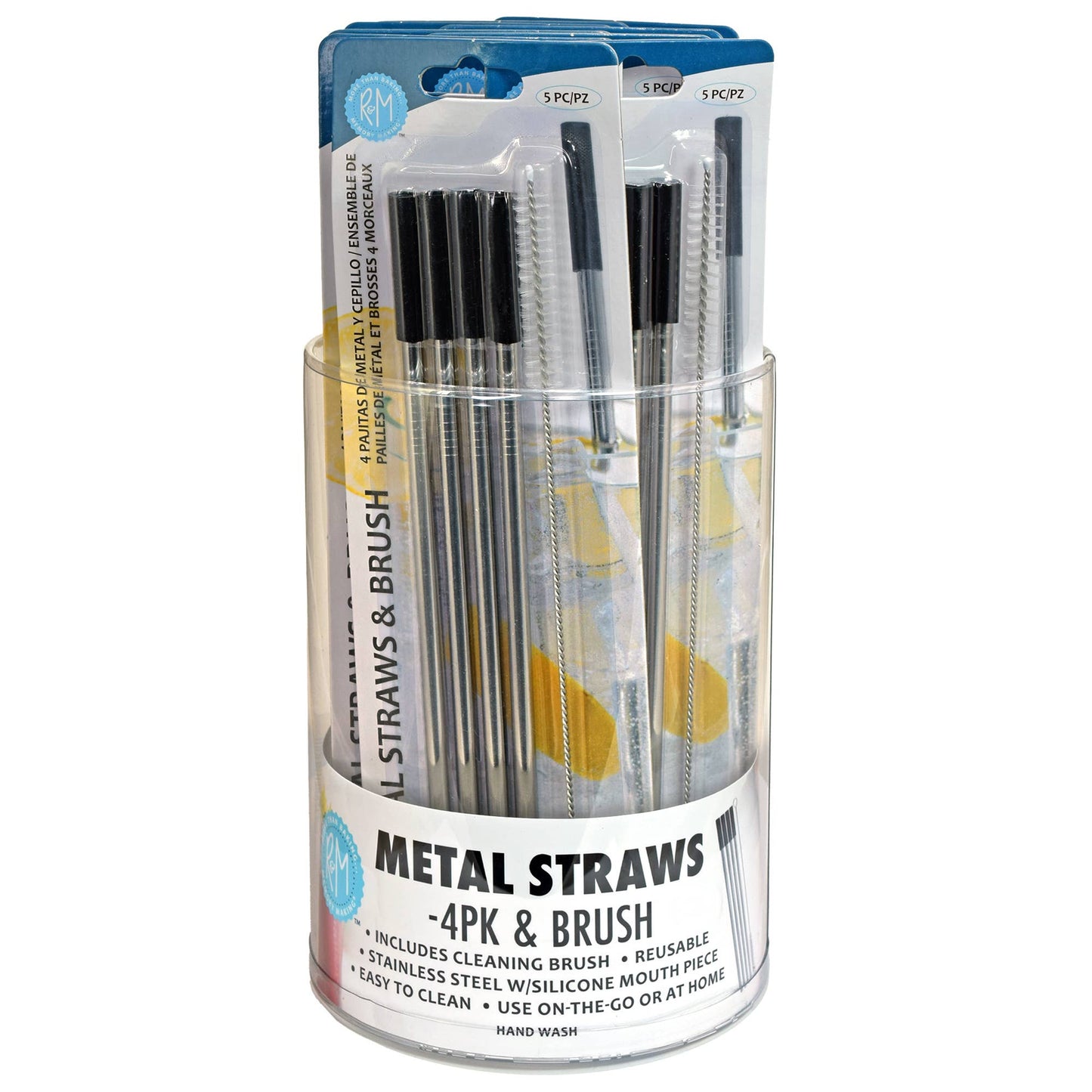 Metal Straw Pack, Feathered Farmhouse
