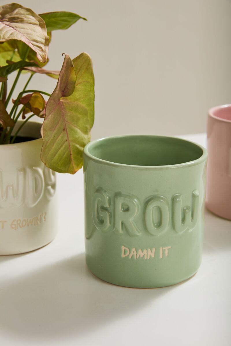 Plantism Pot, Feathered Farmhouse