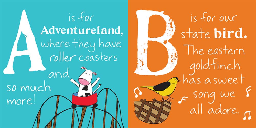 ABCs of Iowa, Feathered Farmhouse