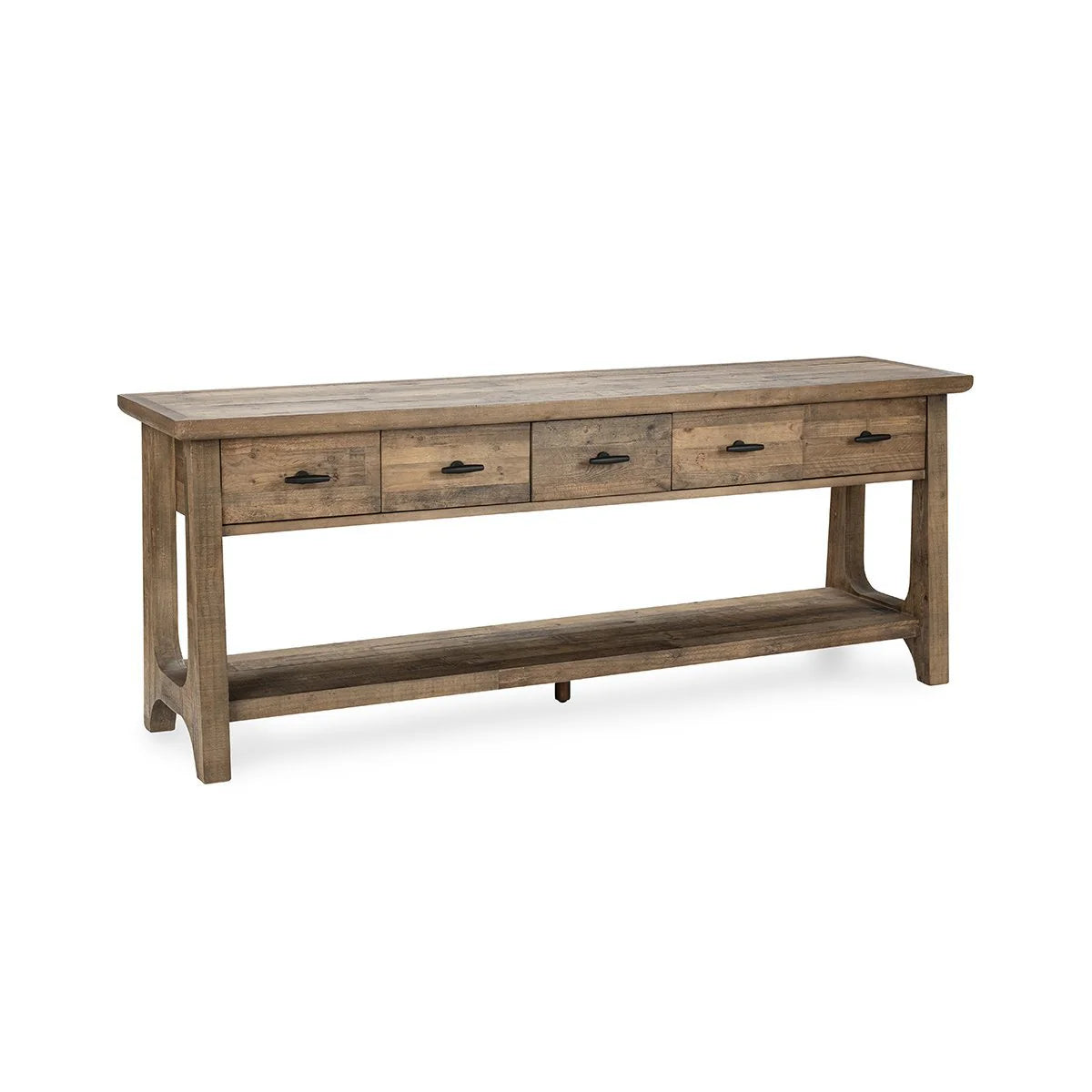 Talladega Solid Wood Console Table, Feathered Farmhouse