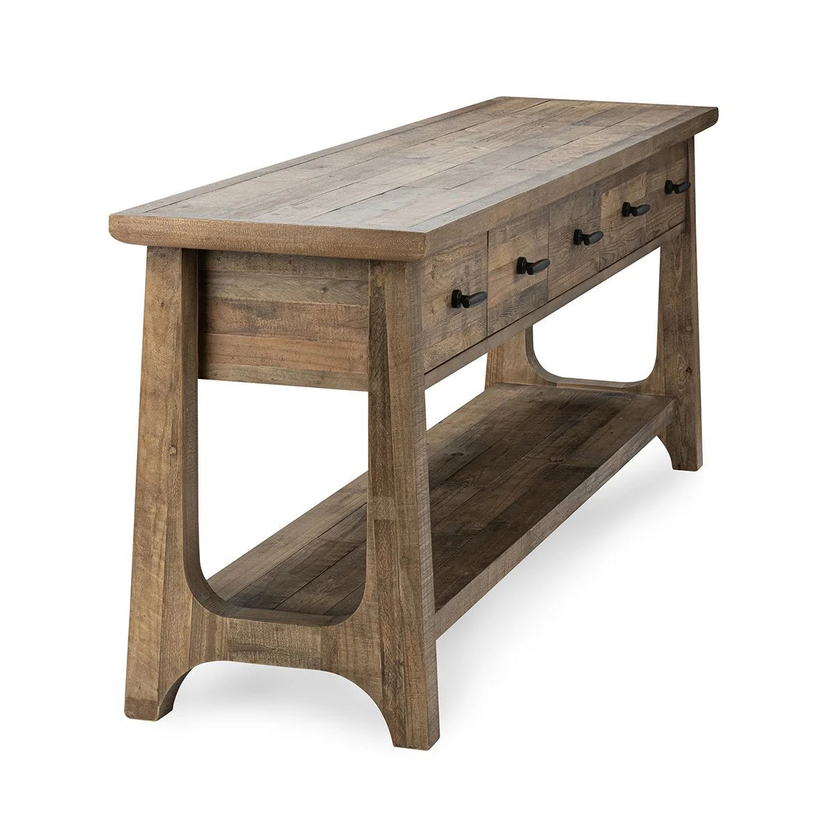 Talladega Solid Wood Console Table, Feathered Farmhouse