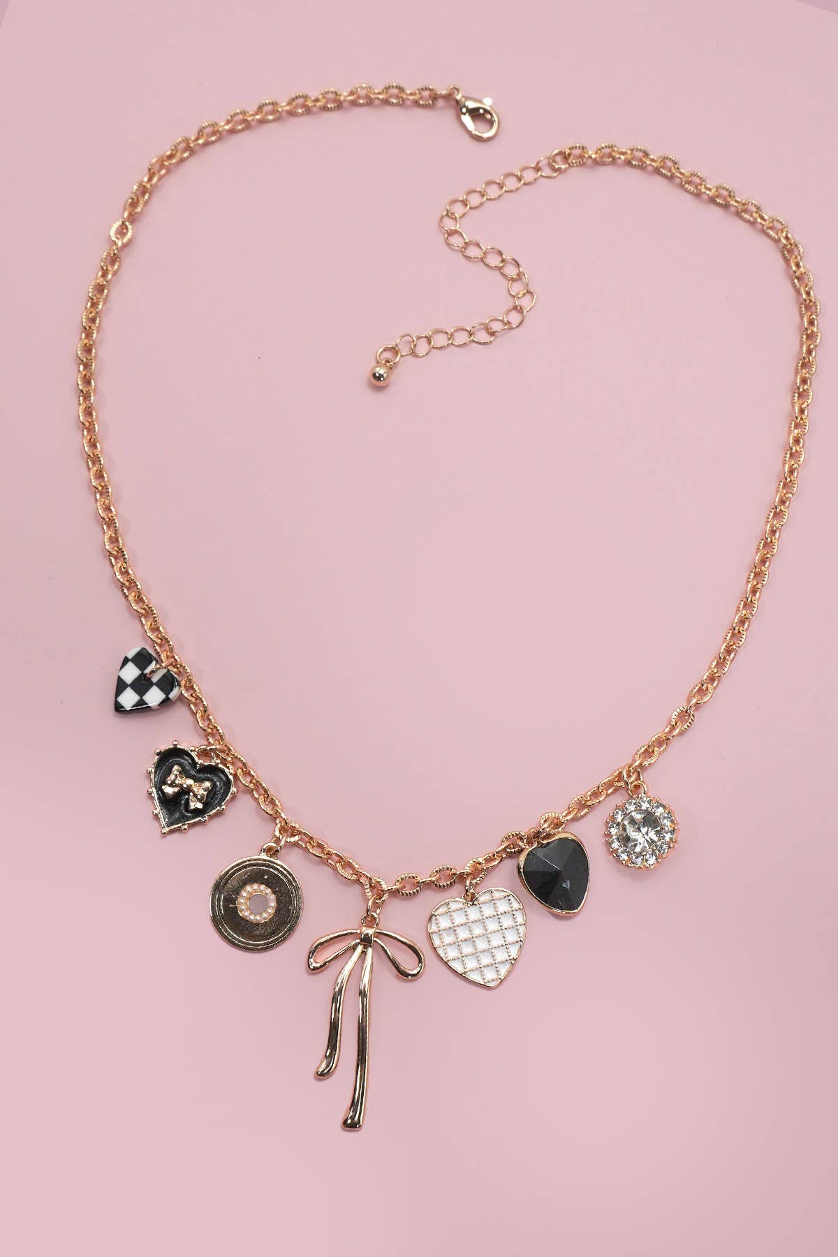 Charm Necklace, Feathered Farmhouse