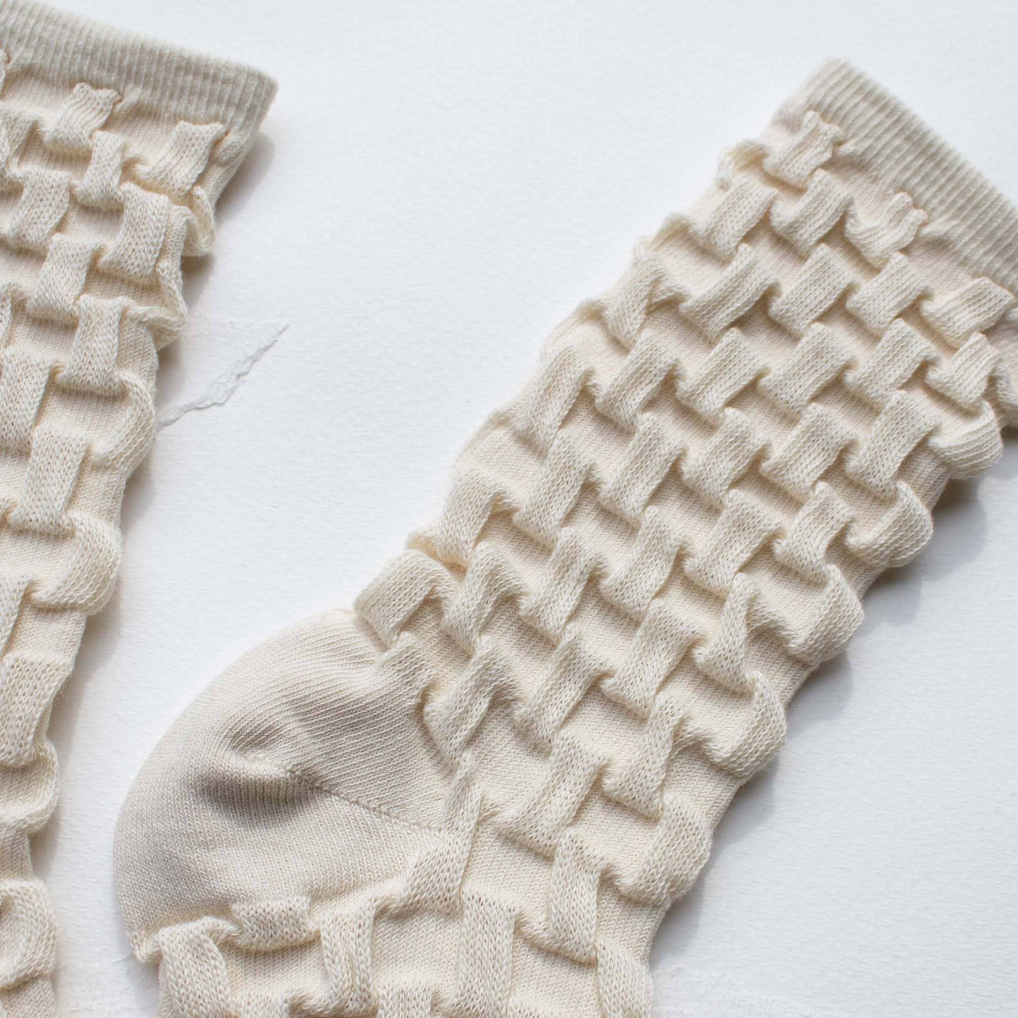 Embossed Square Socks, The Feathered Farmhouse