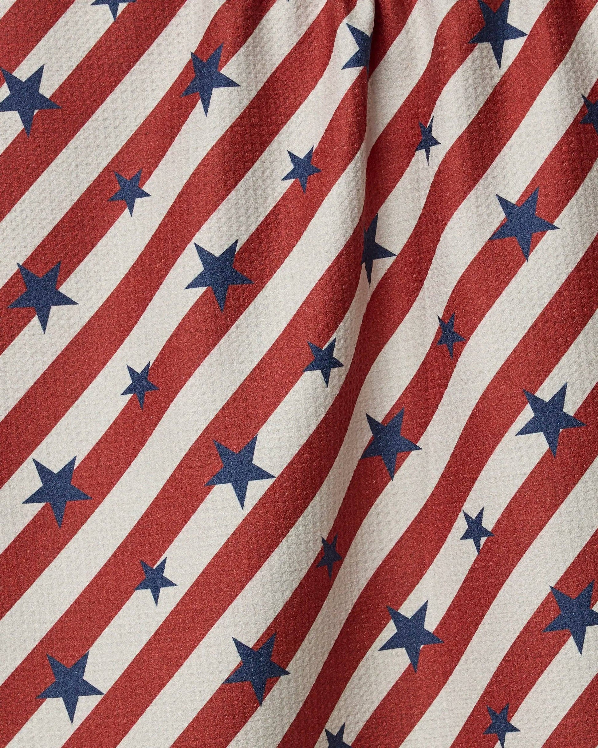 Patriotic Stripe Tea Towel, Feathered Farmhouse