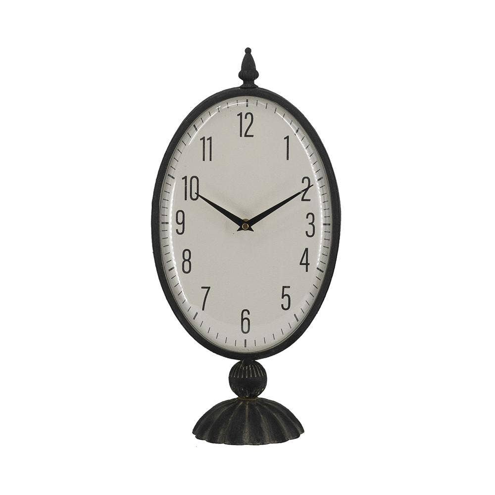 Antique Table Clock, Feathered Farmhouse