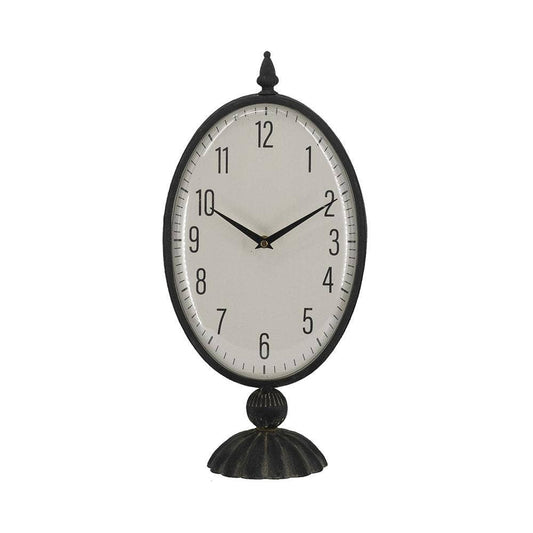 Antique Table Clock, Feathered Farmhouse