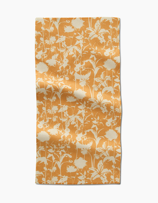 Floral Invertion Bar Towel, Feathered Farmhouse