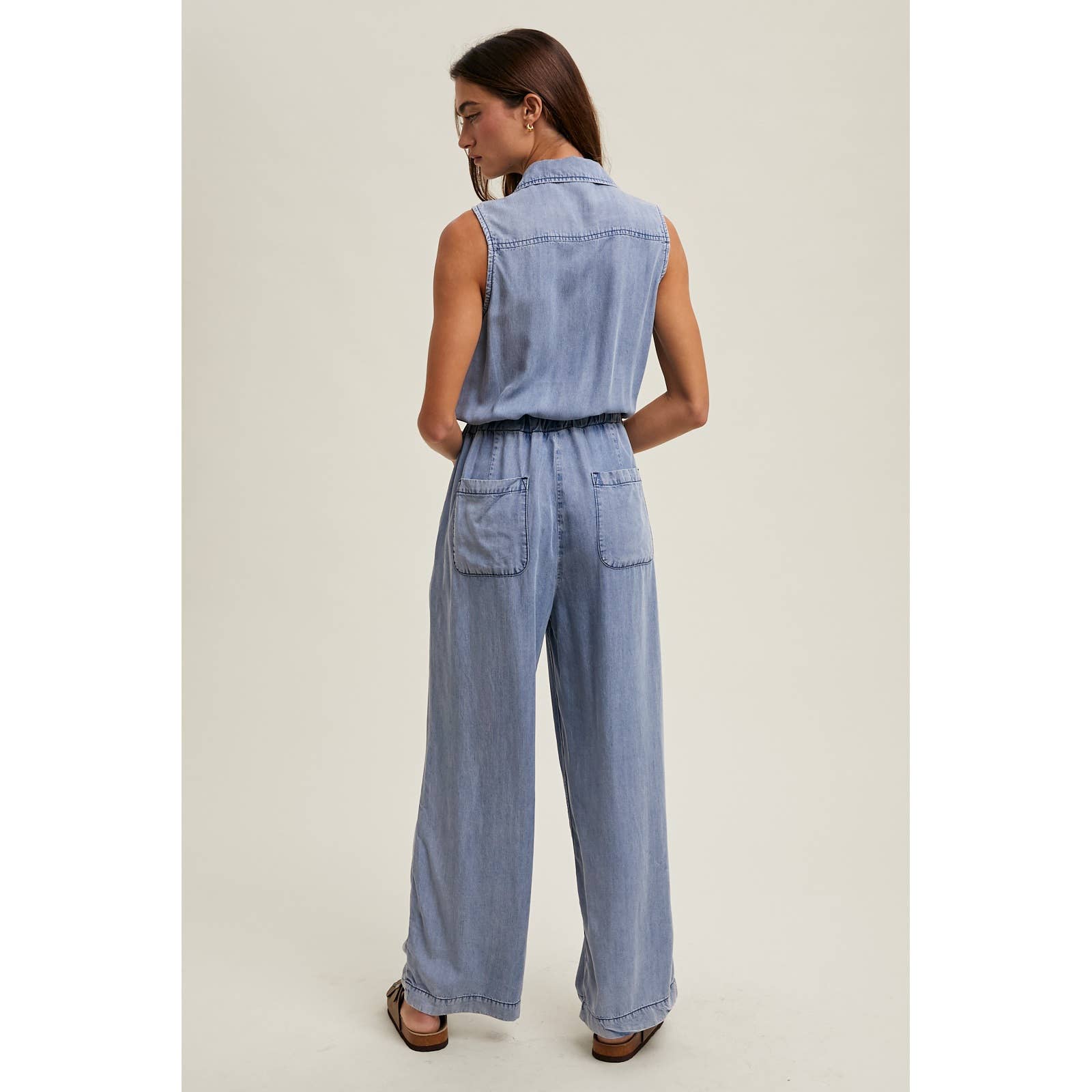 Tencel Denim Jumpsuit, Feathered Farmhouse