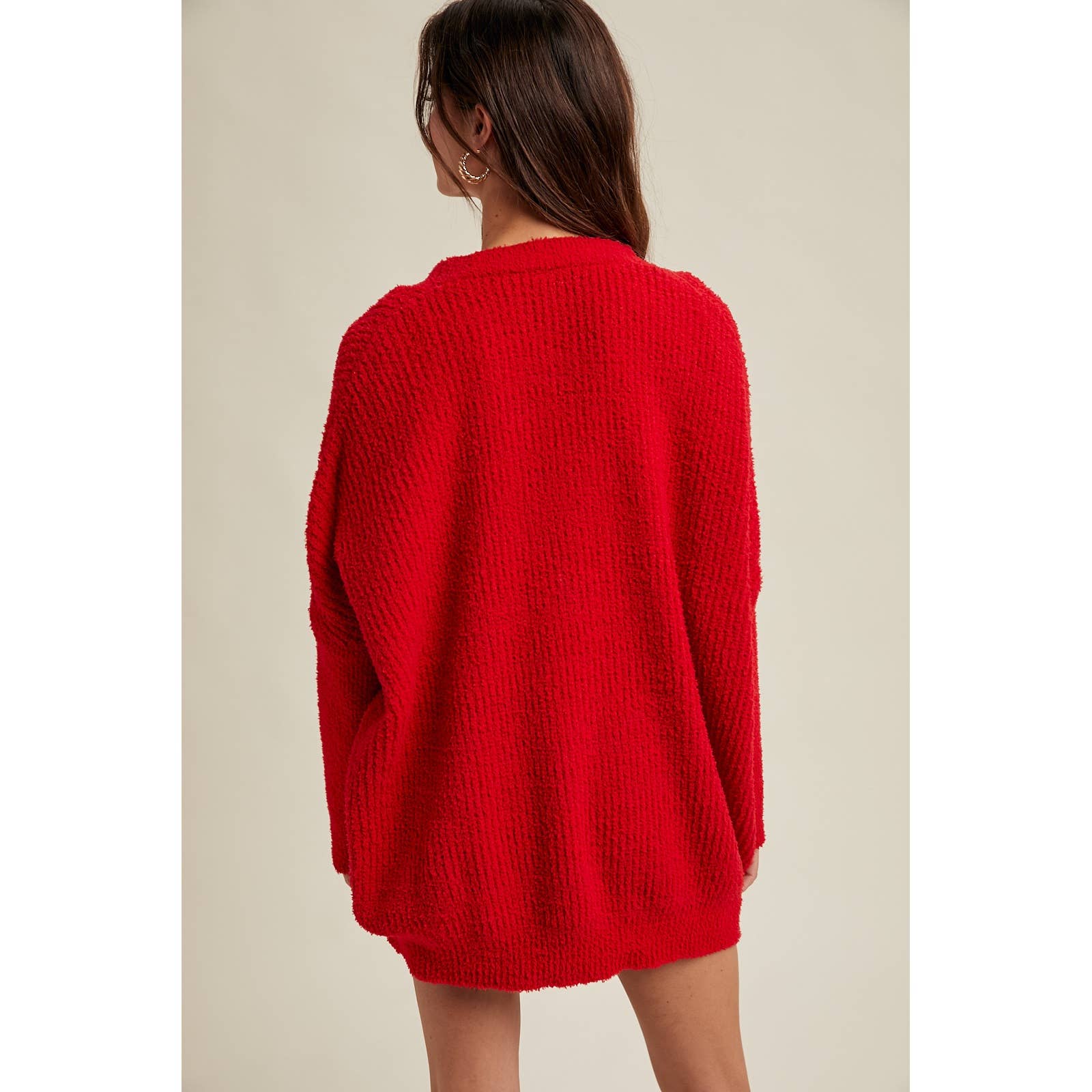 Brushed Sweater Cardigan, Feathered Farmhouse