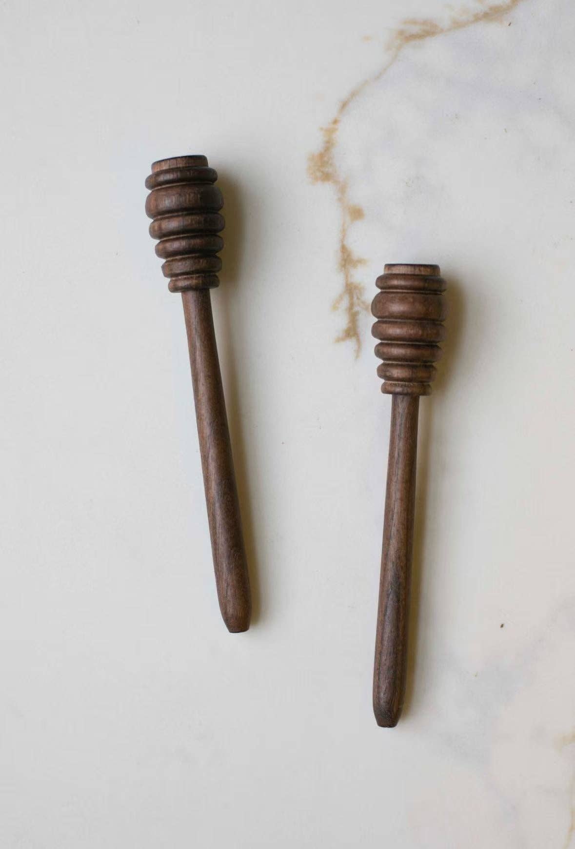 Walnut Honey Dipper, Feathered Farmhouse