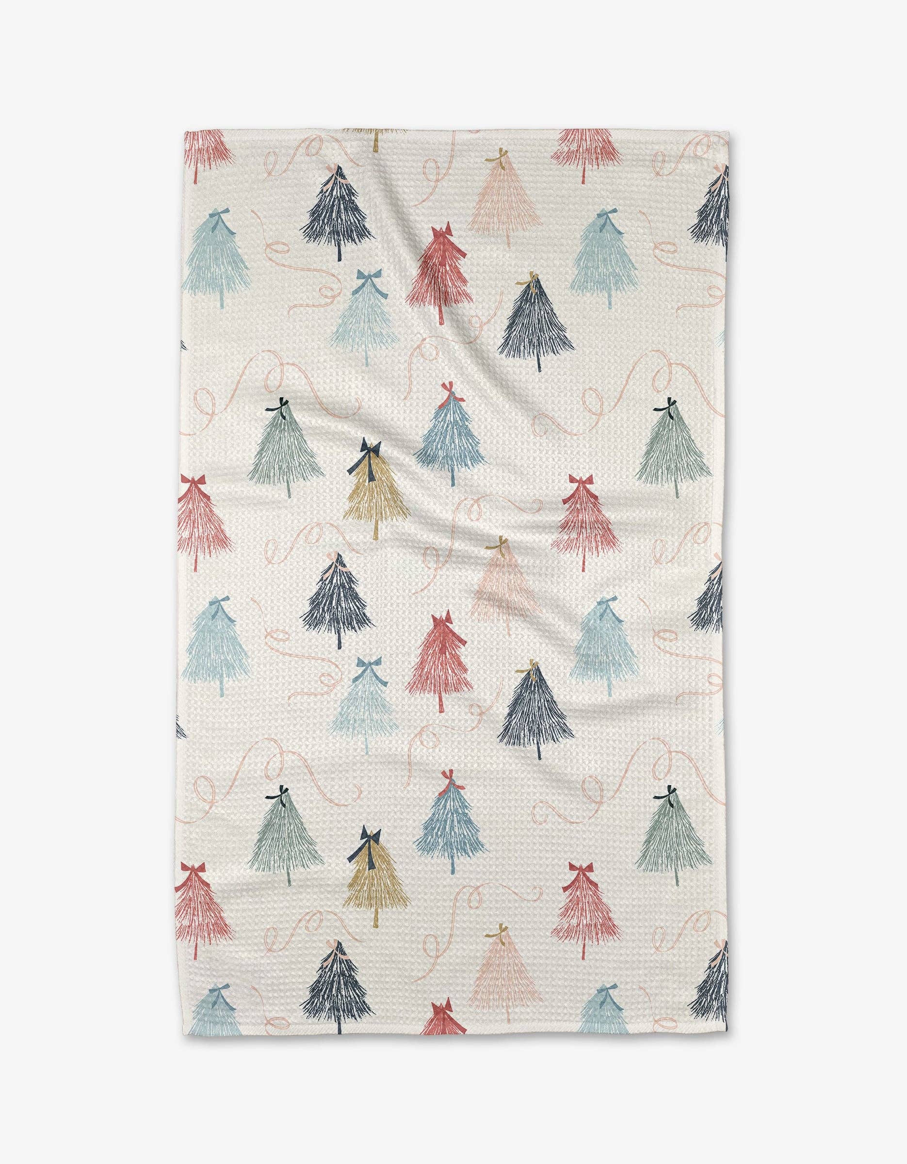 Winter Wonderland Geometry Tea Towel, Feathered Farmhouse