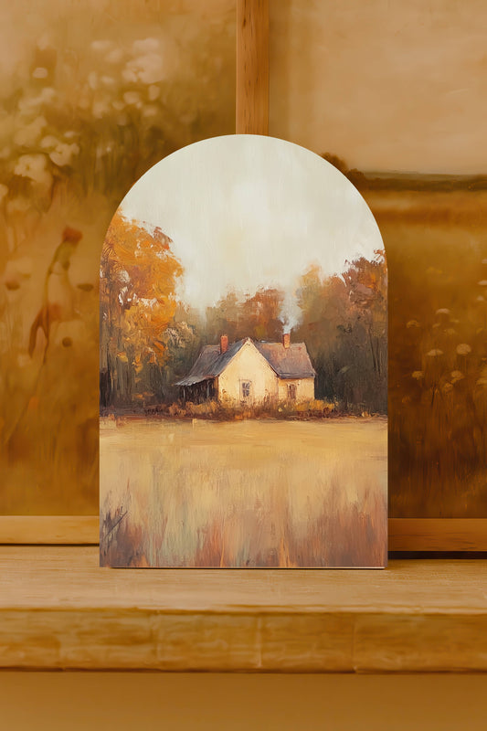 Autumn Cottage Arch, Feathered Farmhouse