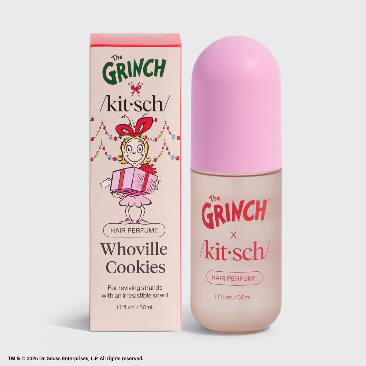 The Grinch x Kitsch Whoville Cookies Hair Perfume, Feathered Farmhouse