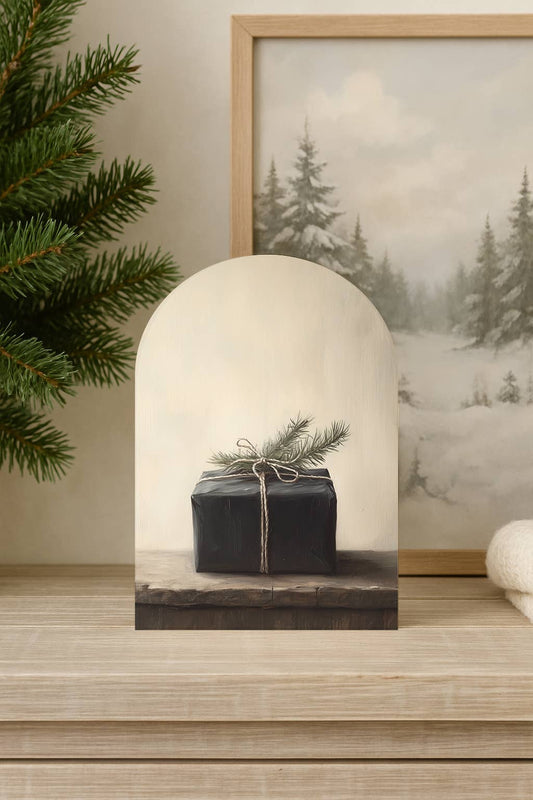 Wrapped Gift Arch, Feathered Farmhouse