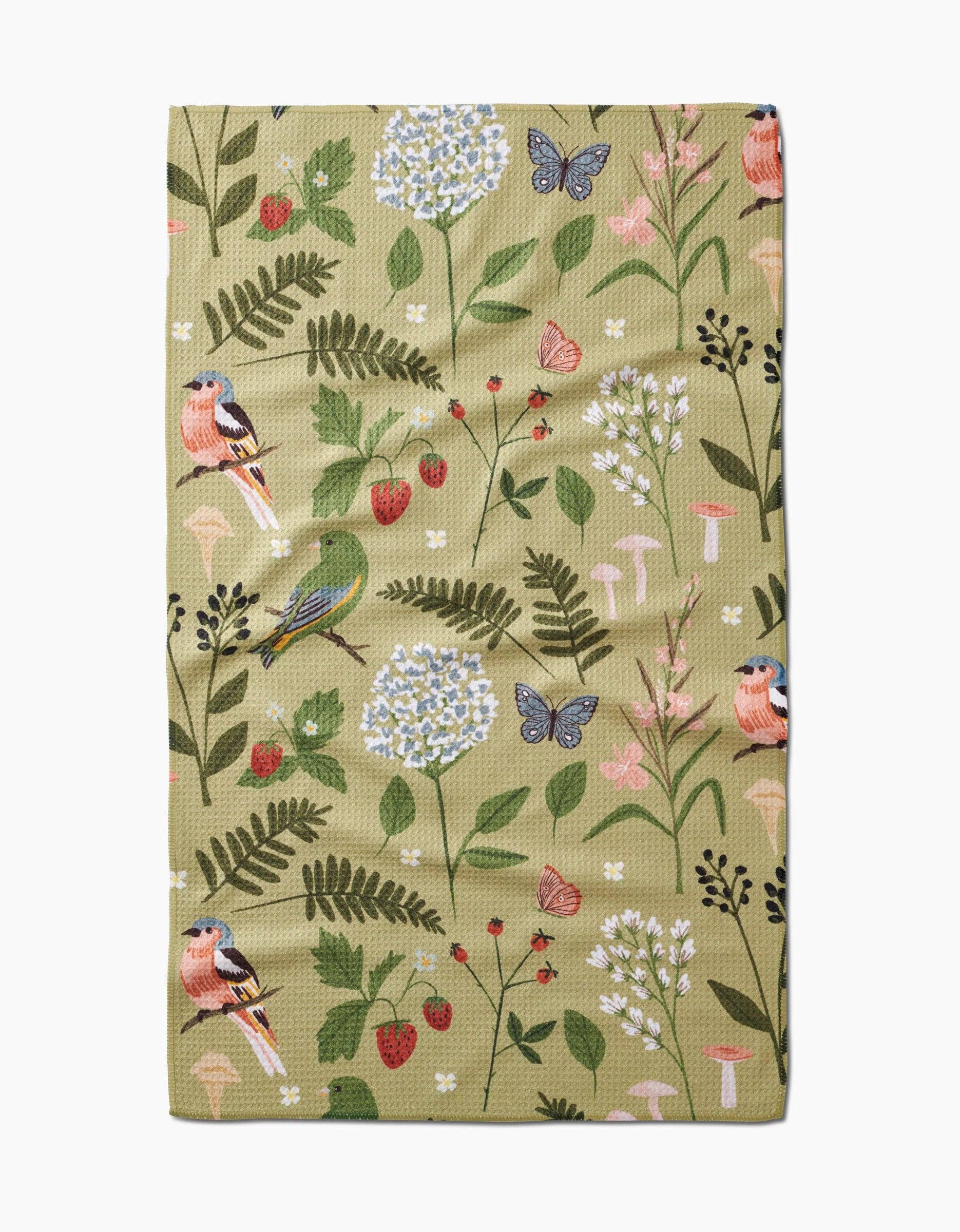 Good Green Earth Tea Towel, Feathered Farmhouse