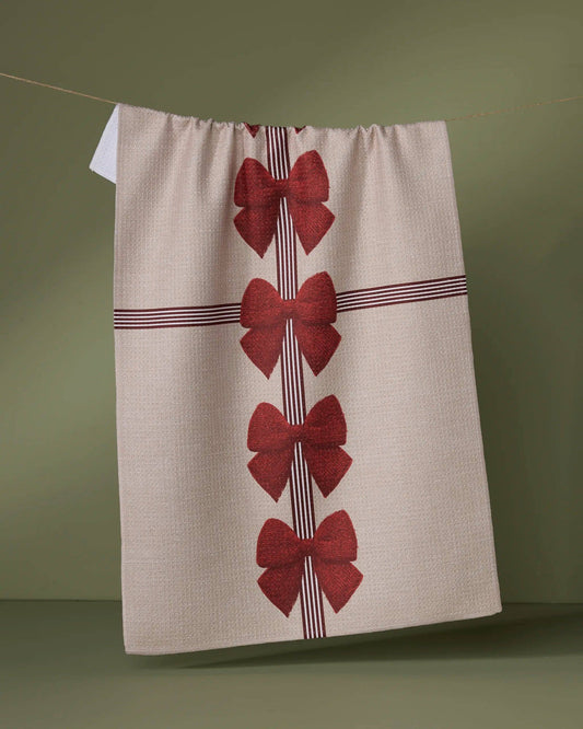 Garnet Tea Towel, Feathered Farmhouse