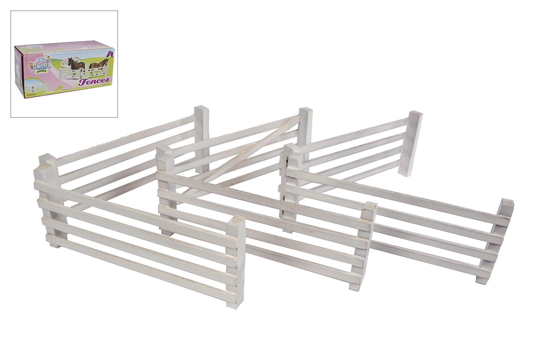 White Double Fence, Feathered Farmhouse