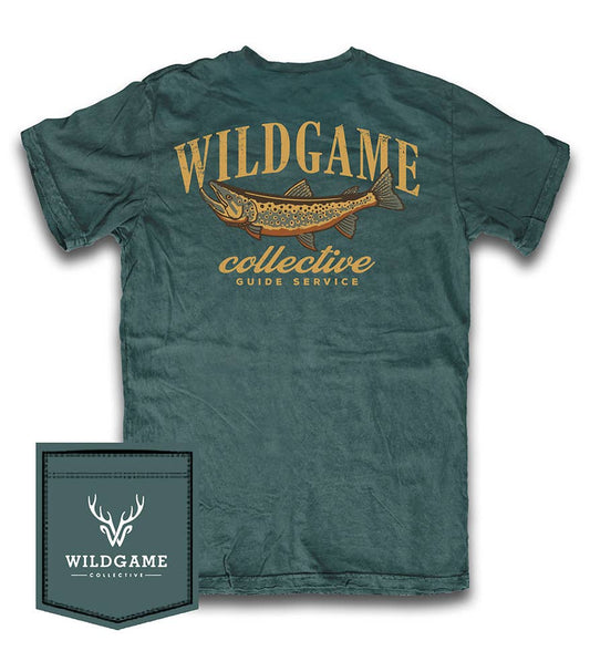 WILDGAME Vintage Salmon Tee, Feathered Farmhouse