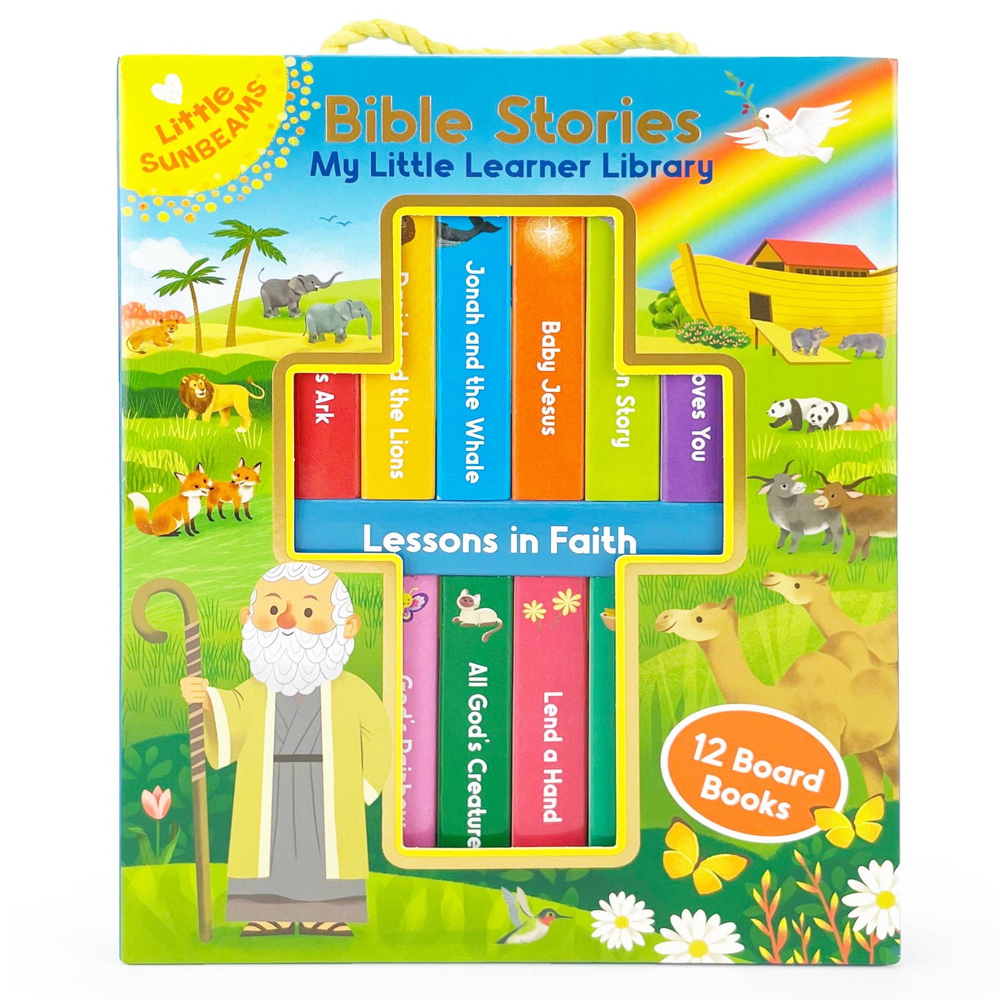 Bible Stories My Little Learner Library Book Gift Set, The Feathered Farmhouse